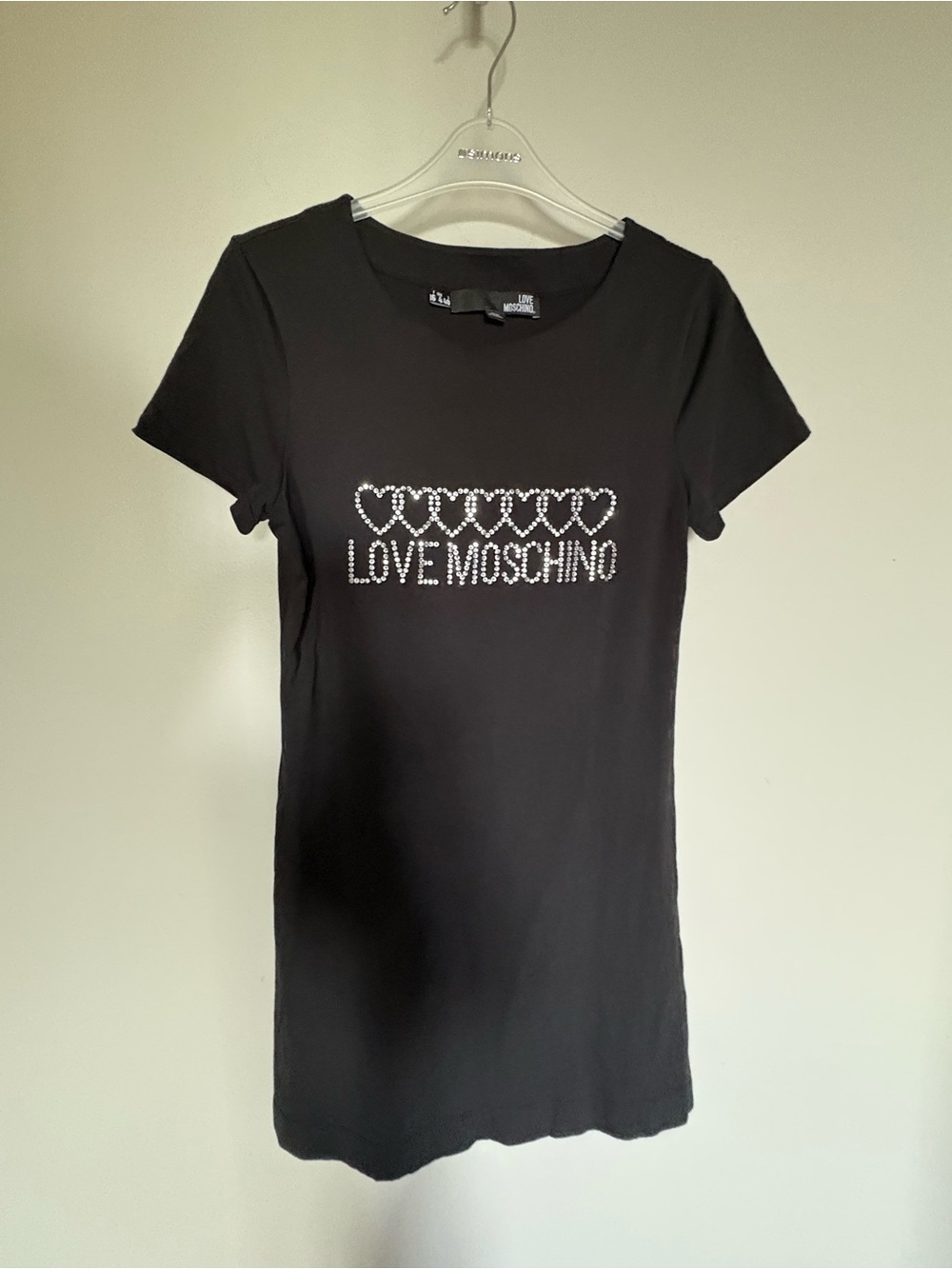 Love Moschino Black Short-Sleeve dress